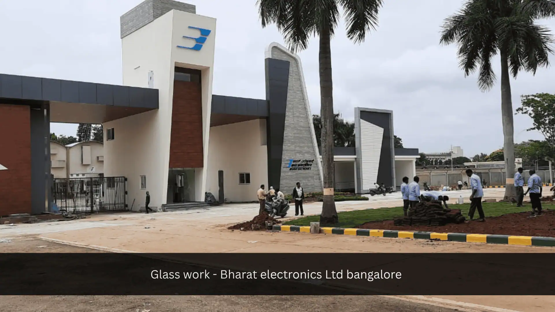 Glass Work in Bharat Electronics, Bangalore