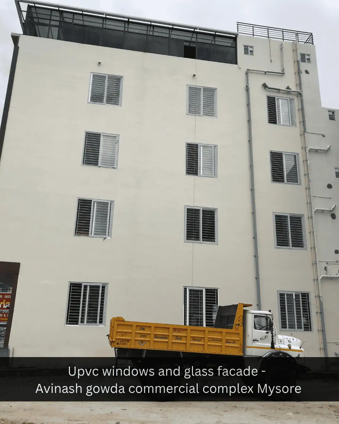 upvc windows and glass facade installation in mysore