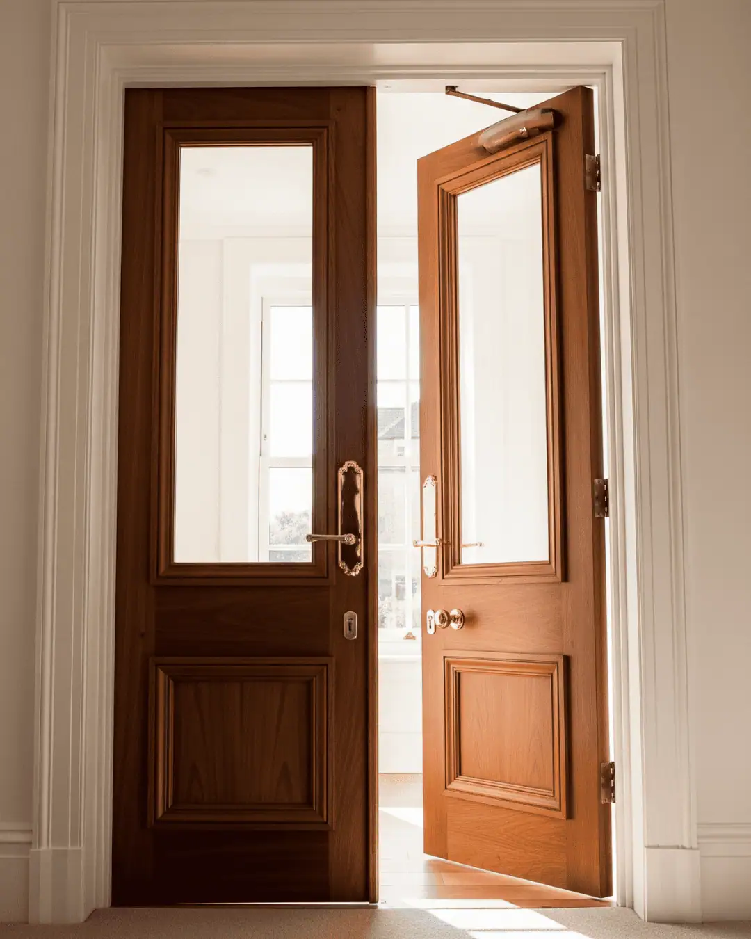 Twin Sash Doors