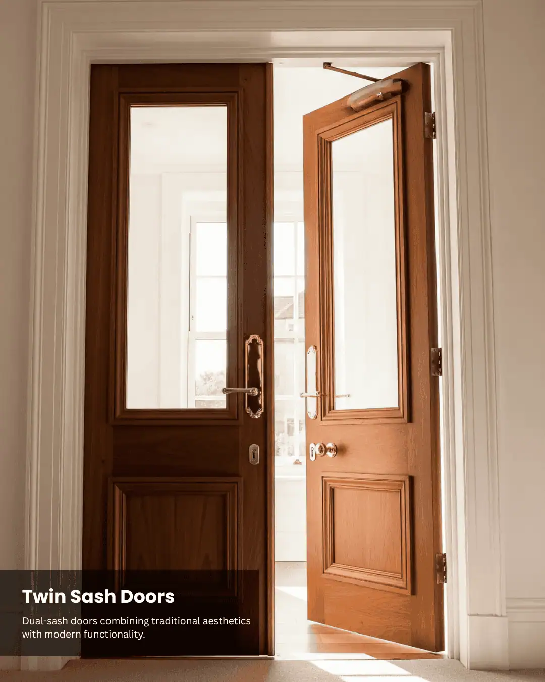 Twin Sash Doors