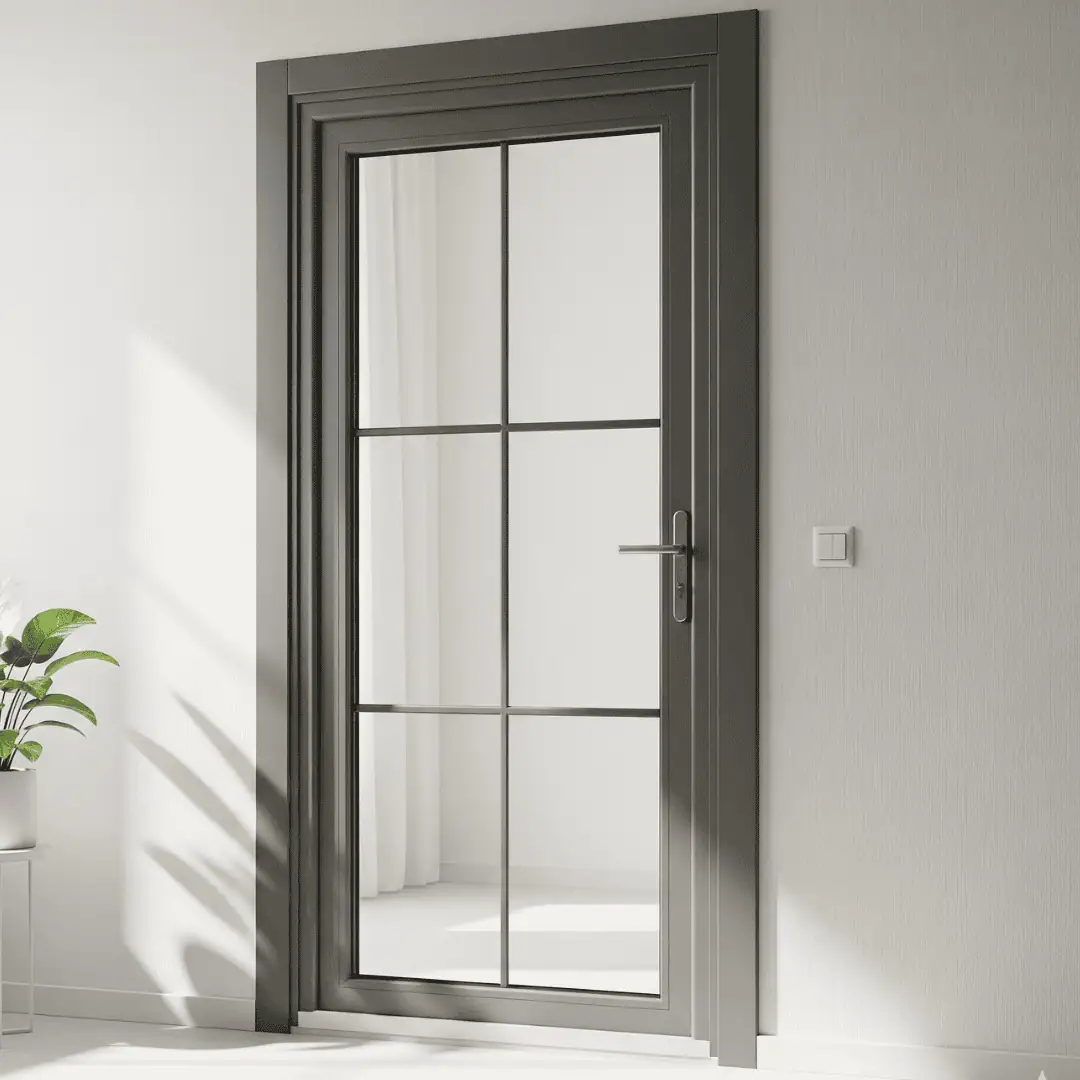 aluminium casement doors