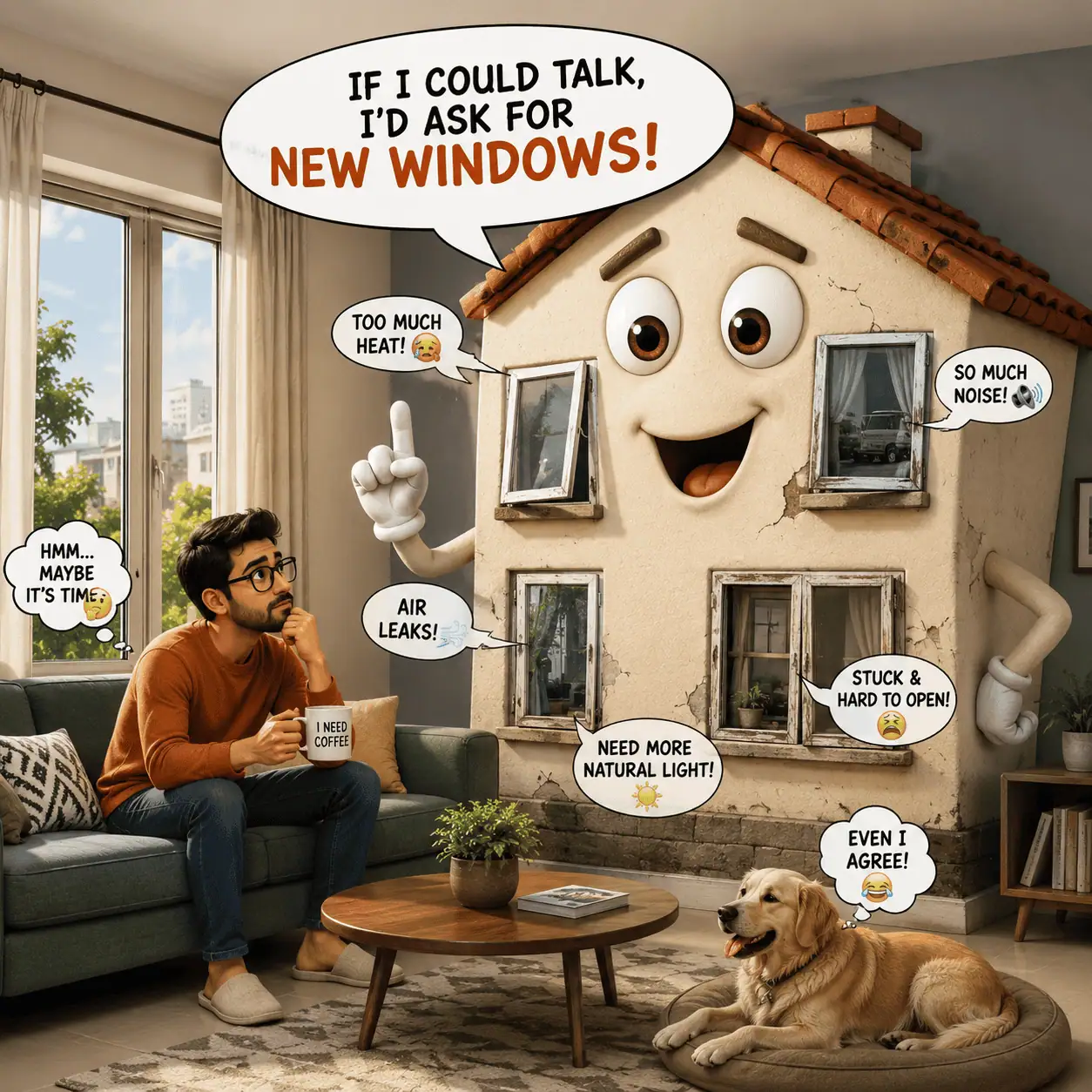 If Your House Could Talk, It Would Ask for New Windows
