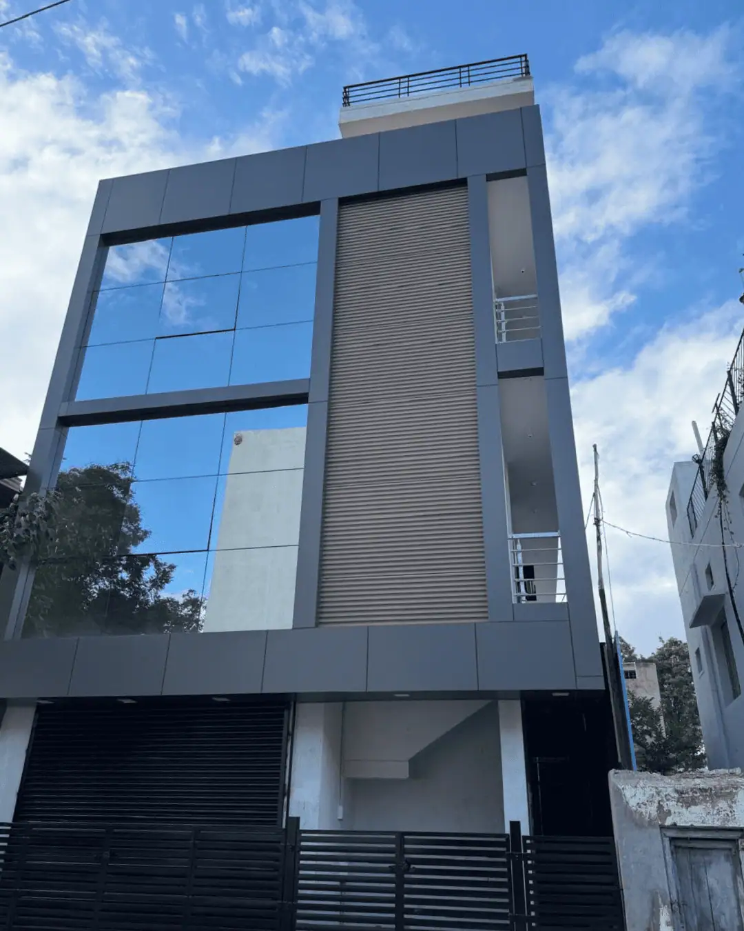 uPVC Windows & Doors Installation for VB Bakery Commercial Building in Mysore